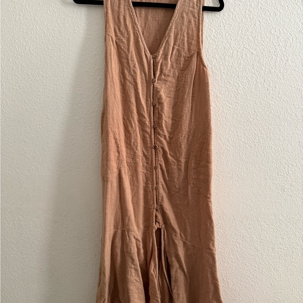 Free People est Callie vest dress chai tan
